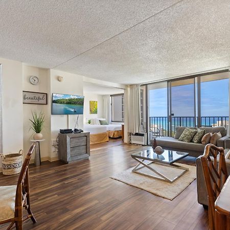 Beautifully Renovated 32Nd Floor Deluxe Ocean View Waikiki Condo Condo Honolulu Esterno foto